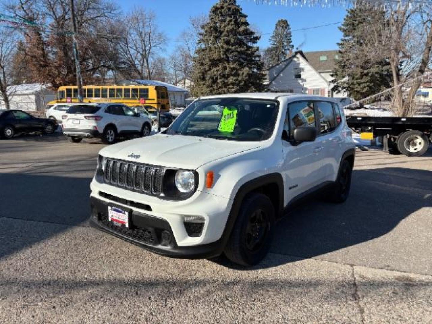2019 Alpine White Clear C Jeep Renegade Sport (ZACNJAAB2KP) with an 2.4L L4 DOHC 16V engine, 9-Speed Automatic transmission, located at 745 S Robert St, St. Paul, MN, 55107, (651) 222-2991, 44.923389, -93.081215 - Photo#1