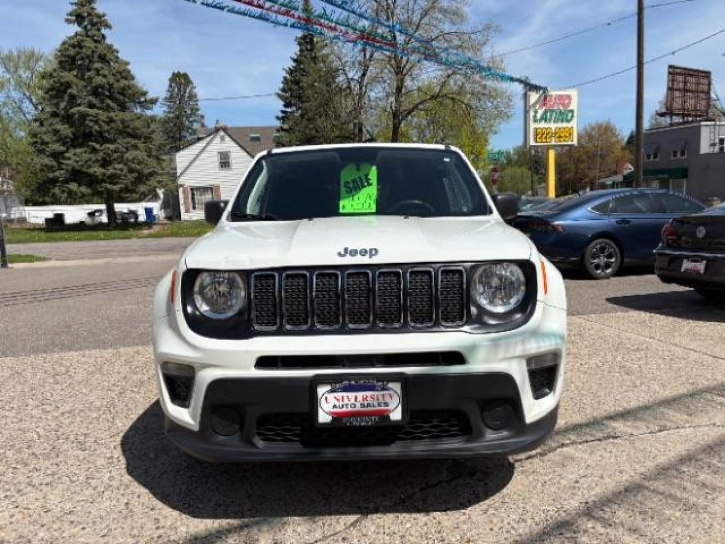 2019 Alpine White Clear C Jeep Renegade Sport (ZACNJAAB2KP) with an 2.4L L4 DOHC 16V engine, 9-Speed Automatic transmission, located at 745 S Robert St, St. Paul, MN, 55107, (651) 222-2991, 44.923389, -93.081215 - Photo#1