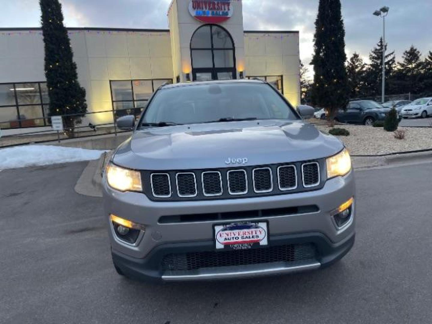 2018 Billet Silver Metallic Clear Coat/Black Clear Coat Jeep Compass Limited 4WD (3C4NJDCB5JT) with an 2.4L L4 DOHC 16V engine, Continuously Variable Transmission transmission, located at 3301 W Hwy 13, Burnsville, MN, 55337, (952) 460-3200, 44.775333, -93.320808 - Photo#0