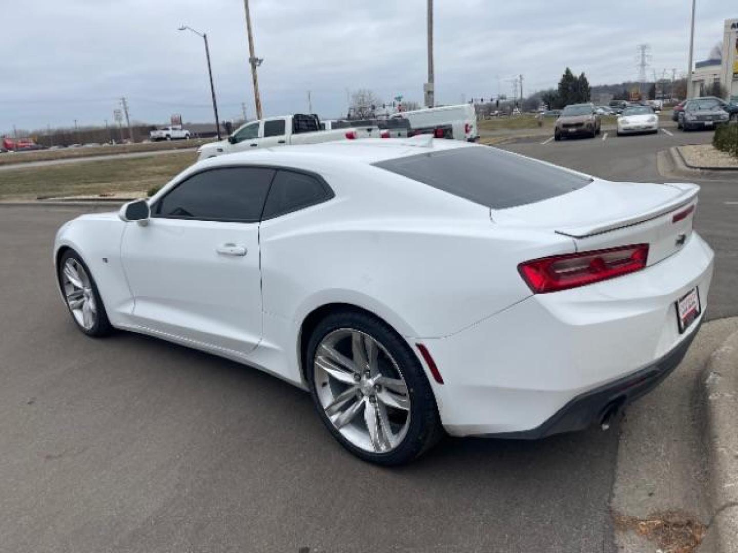 2017 Summit White Chevrolet Camaro 1LT Coupe (1G1FA1RX7H0) with an 2.0L L4 DOHC 16V TURBO engine, 6-Speed Manual transmission, located at 745 S Robert St, St. Paul, MN, 55107, (651) 222-2991, 44.923389, -93.081215 - Photo#6