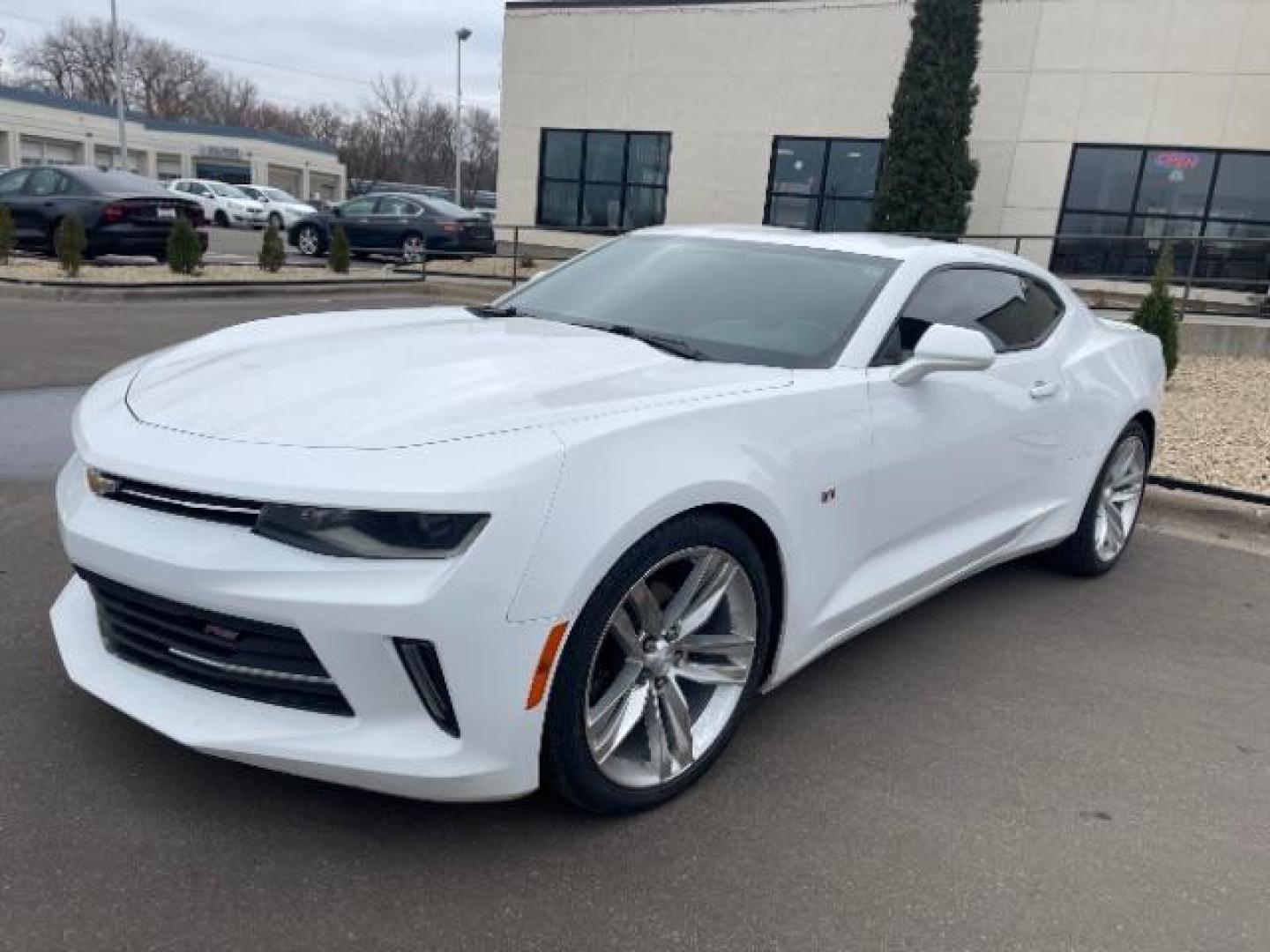 2017 Summit White Chevrolet Camaro 1LT Coupe (1G1FA1RX7H0) with an 2.0L L4 DOHC 16V TURBO engine, 6-Speed Manual transmission, located at 745 S Robert St, St. Paul, MN, 55107, (651) 222-2991, 44.923389, -93.081215 - Photo#8