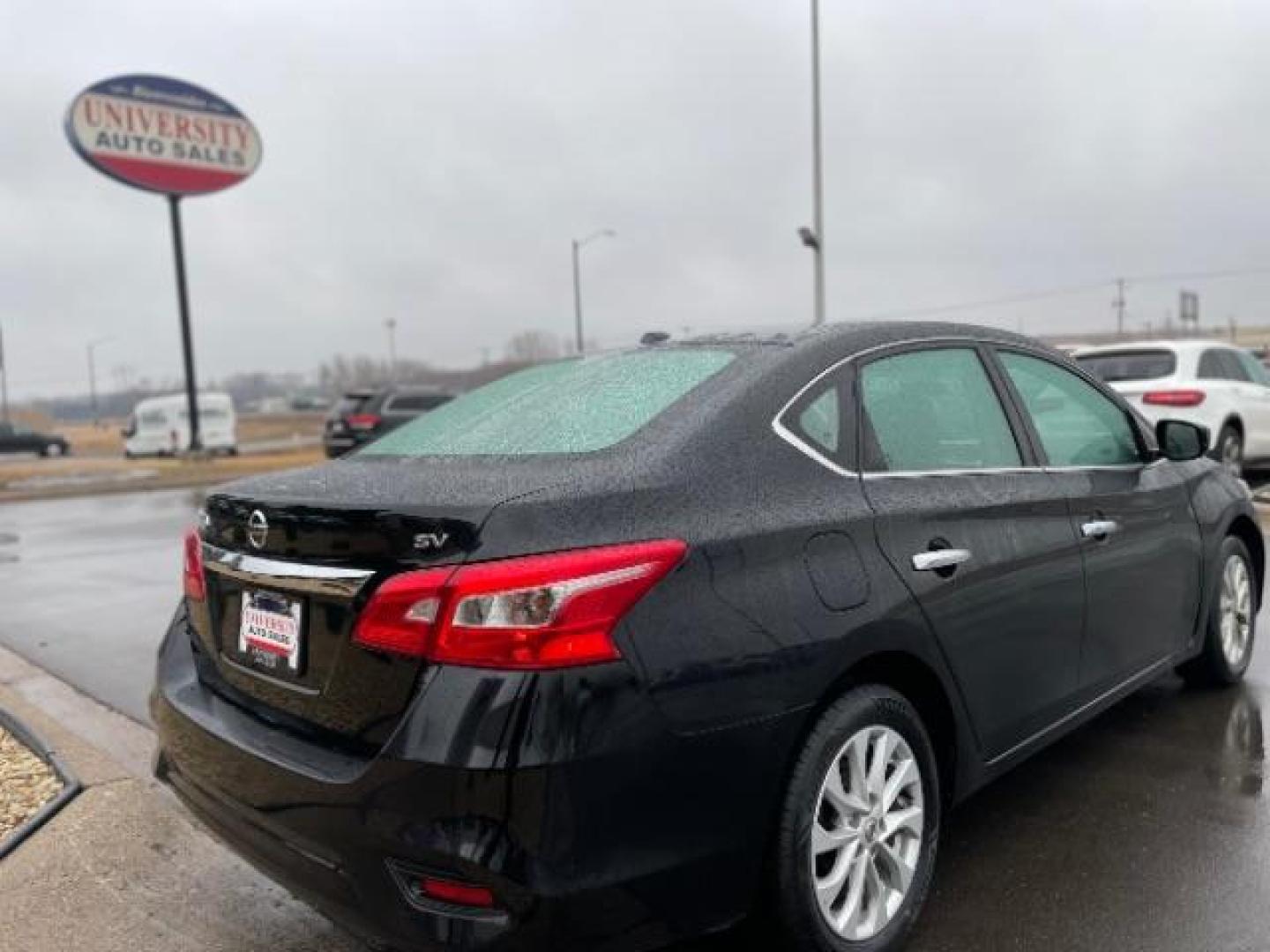 2019 Super Black Nissan Sentra SV (3N1AB7APXKL) with an 1.8L I-4 DOHC engine, located at 3301 W Hwy 13, Burnsville, MN, 55337, (952) 460-3200, 44.775333, -93.320808 - Photo#5