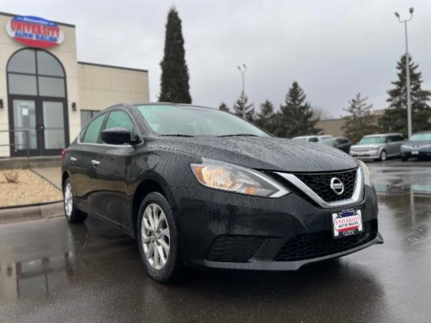 2019 Super Black Nissan Sentra SV (3N1AB7APXKL) with an 1.8L I-4 DOHC engine, located at 3301 W Hwy 13, Burnsville, MN, 55337, (952) 460-3200, 44.775333, -93.320808 - Photo#0