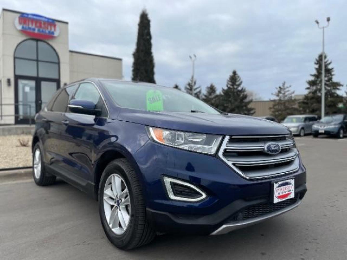 2016 Too Good To Be Blue Metallic Ford Edge SEL (2FMPK4J9XGB) with an 3.5L V-6 DOHC engine, located at 3301 W Hwy 13, Burnsville, MN, 55337, (952) 460-3200, 44.775333, -93.320808 - Photo#0