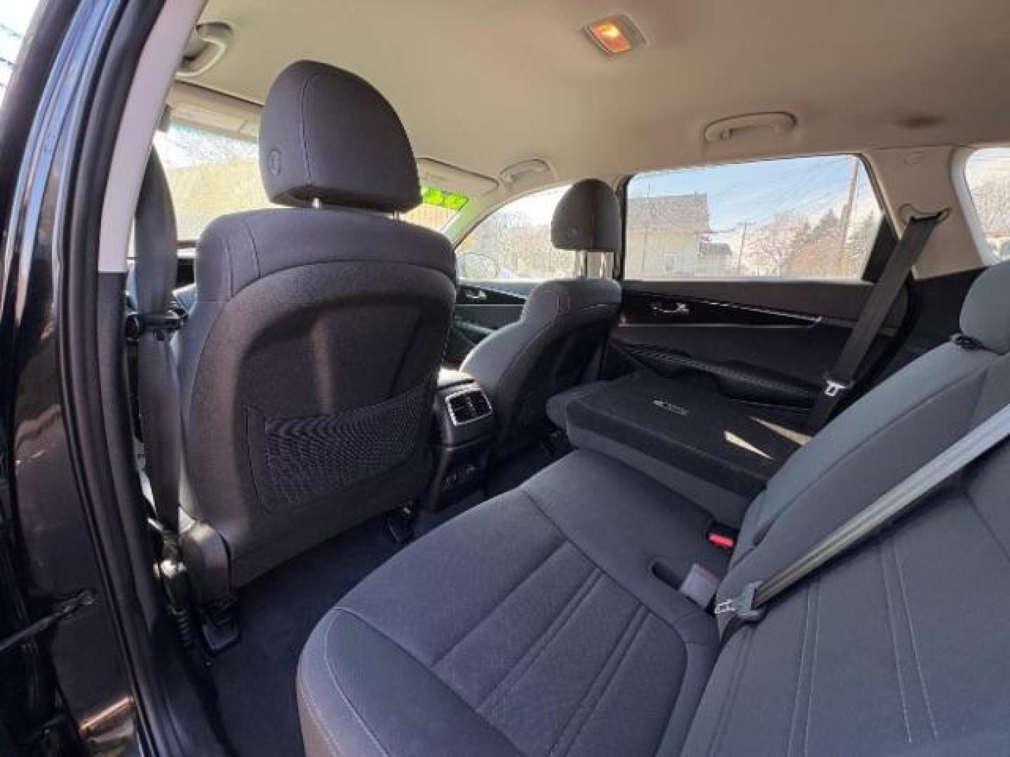 2019 Ebony Black /Satin Black Kia Sorento 2.4L LX (5XYPGDA34KG) with an 2.4L I-4 gasoline direct injection engine, located at 745 S Robert St, St. Paul, MN, 55107, (651) 222-2991, 44.923389, -93.081215 - Photo#13