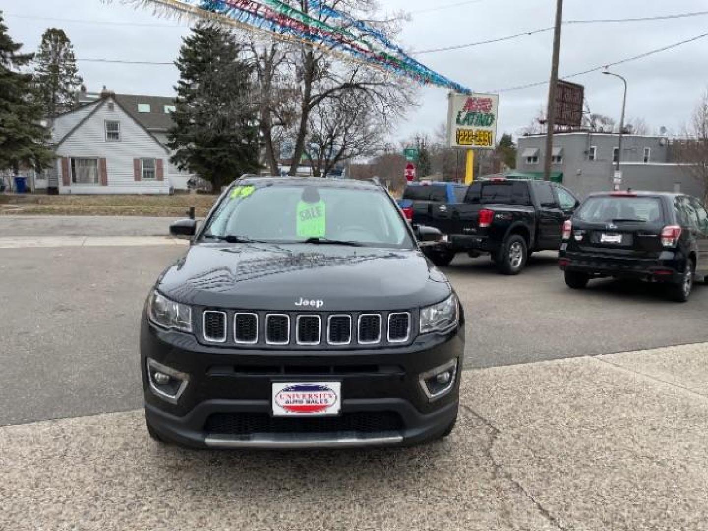 2019 Black Clearcoat /Black Jeep Compass Limited 4x4 (3C4NJDCB7KT) with an 2.4L I-4 variable valve control engine, located at 3301 W Hwy 13, Burnsville, MN, 55337, (952) 460-3200, 44.775333, -93.320808 - Photo#2