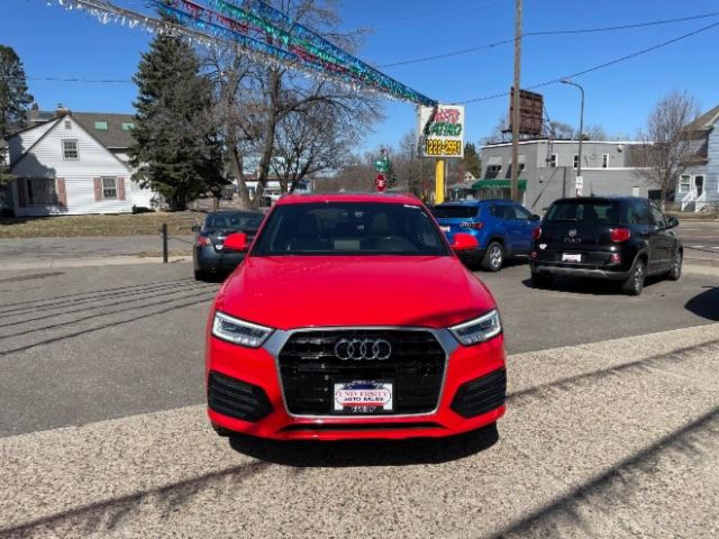 2018 Misano Red Pearl Effect Audi Q3 2.0T Premium (WA1JCCFSXJR) with an 2L I-4 gasoline direct injection engine, located at 745 S Robert St, St. Paul, MN, 55107, (651) 222-2991, 44.923389, -93.081215 - Photo#10