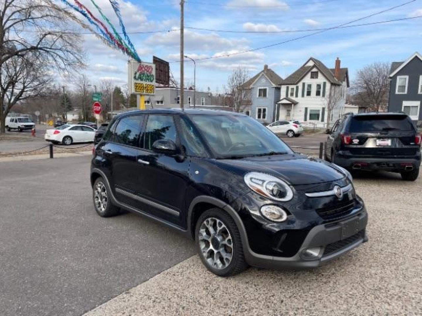 2014 Nero Puro (Straight Black) FIAT 500L Trekking (ZFBCFADH4EZ) with an MultiAir 1.4L I-4 variable valve control engine, located at 745 S Robert St, St. Paul, MN, 55107, (651) 222-2991, 44.923389, -93.081215 - Photo#7