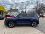 2016 Jetset Blue /Sandstorm/Black Jeep Renegade Sport (ZACCJAAW5GP) with an MultiAir 1.4L I-4 variable valve control engine, 6-Speed Manual transmission, located at 745 S Robert St, St. Paul, MN, 55107, (651) 222-2991, 44.923389, -93.081215 - Photo#3