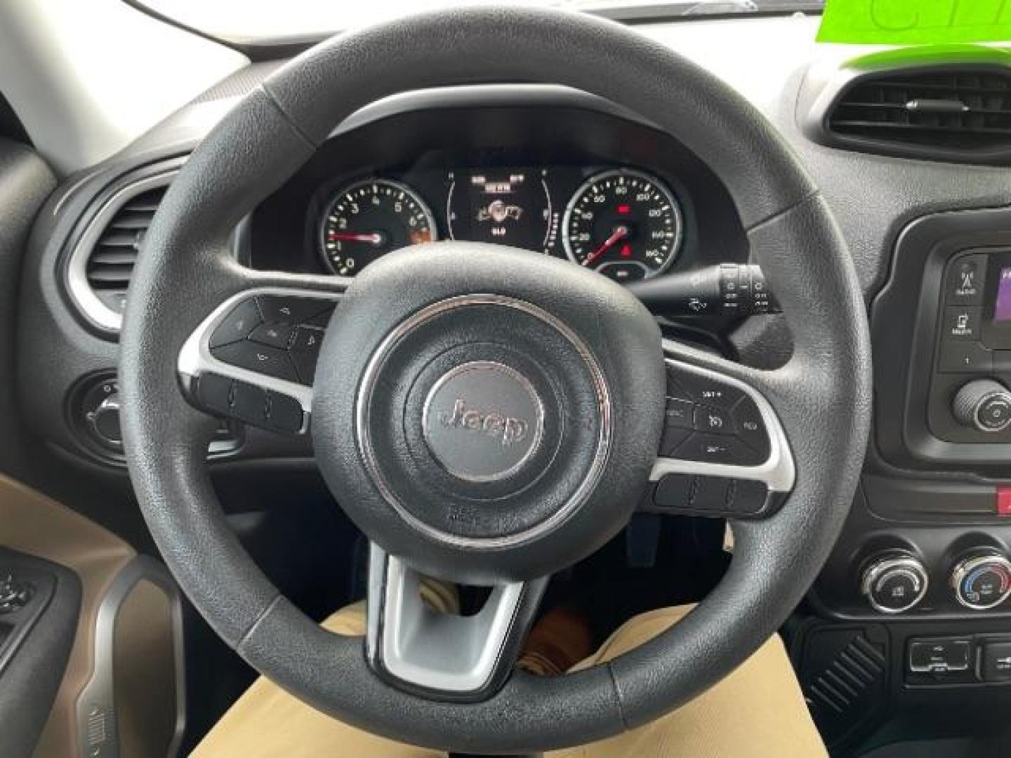 2016 Jetset Blue /Sandstorm/Black Jeep Renegade Sport (ZACCJAAW5GP) with an MultiAir 1.4L I-4 variable valve control engine, 6-Speed Manual transmission, located at 745 S Robert St, St. Paul, MN, 55107, (651) 222-2991, 44.923389, -93.081215 - Photo#10