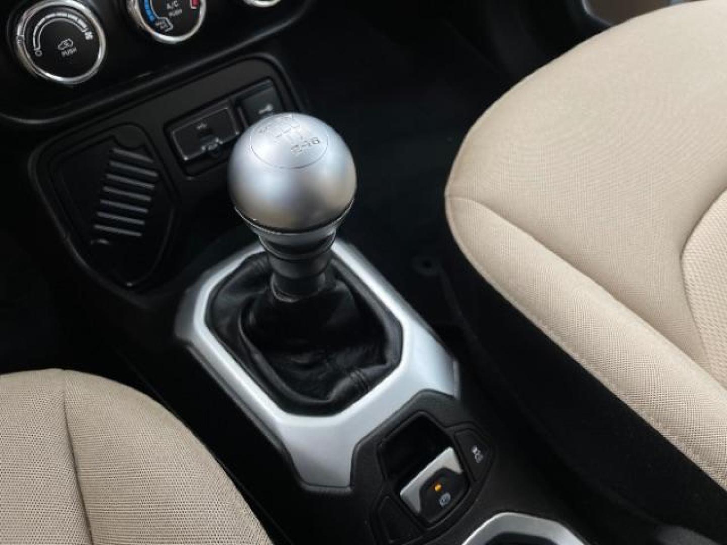 2016 Jetset Blue /Sandstorm/Black Jeep Renegade Sport (ZACCJAAW5GP) with an MultiAir 1.4L I-4 variable valve control engine, 6-Speed Manual transmission, located at 745 S Robert St, St. Paul, MN, 55107, (651) 222-2991, 44.923389, -93.081215 - Photo#12