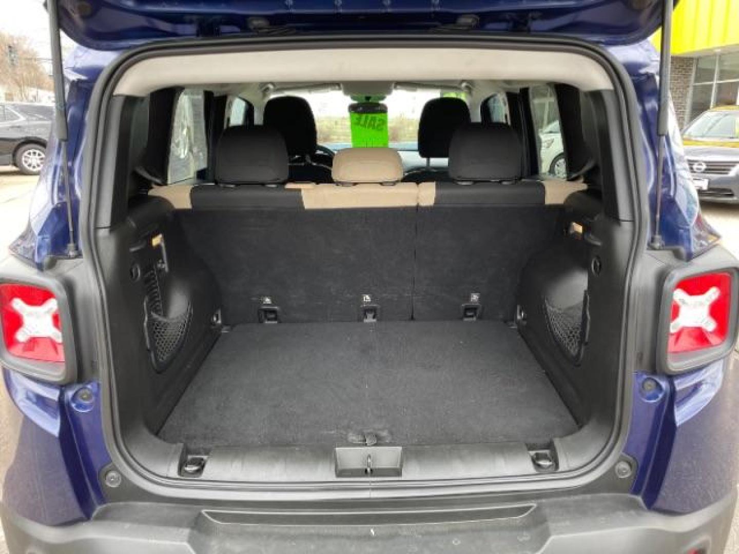 2016 Jetset Blue /Sandstorm/Black Jeep Renegade Sport (ZACCJAAW5GP) with an MultiAir 1.4L I-4 variable valve control engine, 6-Speed Manual transmission, located at 745 S Robert St, St. Paul, MN, 55107, (651) 222-2991, 44.923389, -93.081215 - Photo#16