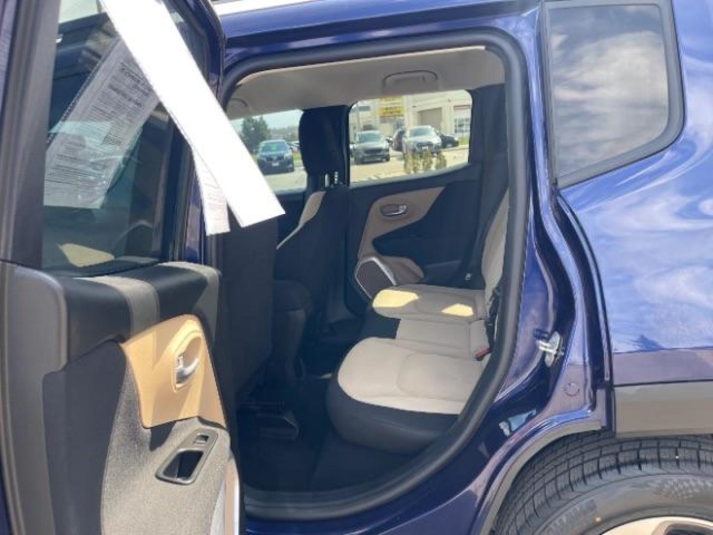 2016 Jetset Blue /Sandstorm/Black Jeep Renegade Sport (ZACCJAAW5GP) with an MultiAir 1.4L I-4 variable valve control engine, 6-Speed Manual transmission, located at 745 S Robert St, St. Paul, MN, 55107, (651) 222-2991, 44.923389, -93.081215 - Photo#14