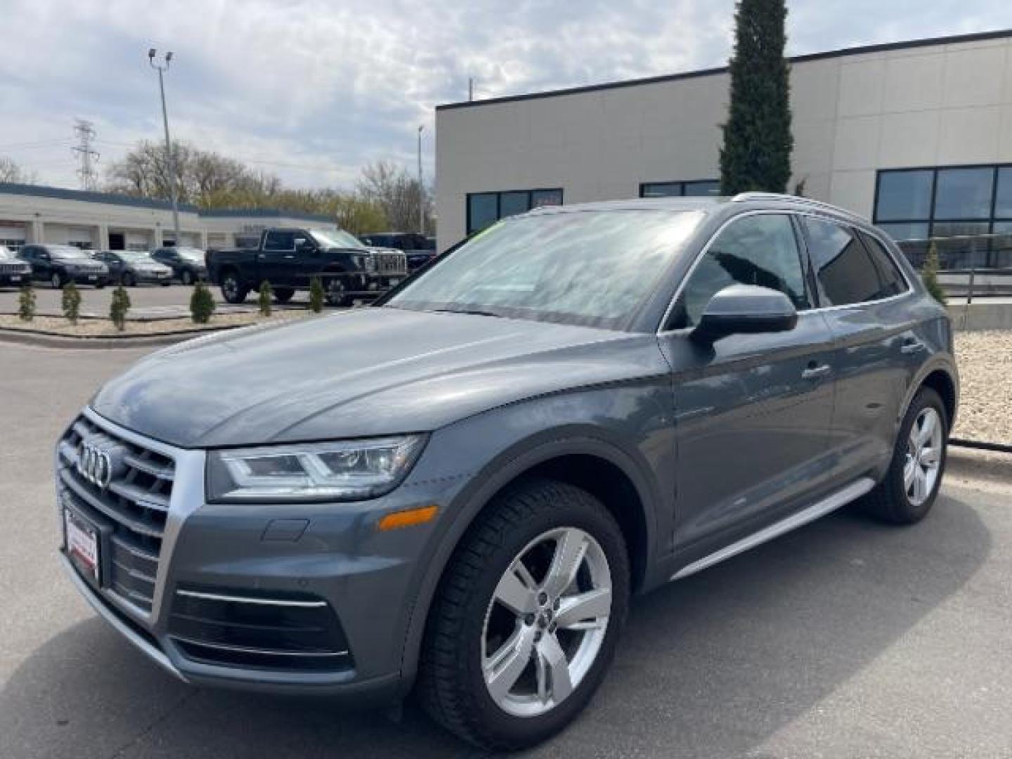 2018 Manhattan Gray Metallic Audi Q5 2.0T Premium | 2.0T Tech Premium (WA1BNAFY1J2) with an 2L I-4 gasoline direct injection engine, located at 3301 W Hwy 13, Burnsville, MN, 55337, (952) 460-3200, 44.775333, -93.320808 - Photo#0