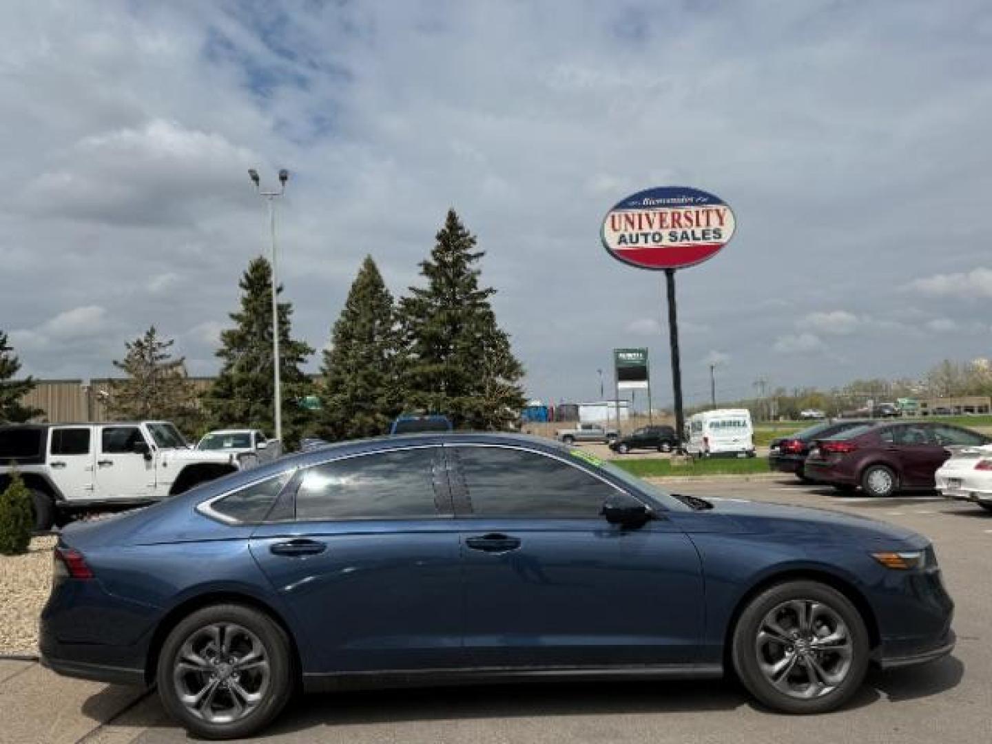 2023 Canyon River Blue Metallic Honda Accord EX (1HGCY1F34PA) with an 1.5L I-4 gasoline direct injection engine, located at 3301 W Hwy 13, Burnsville, MN, 55337, (952) 460-3200, 44.775333, -93.320808 - Photo#3