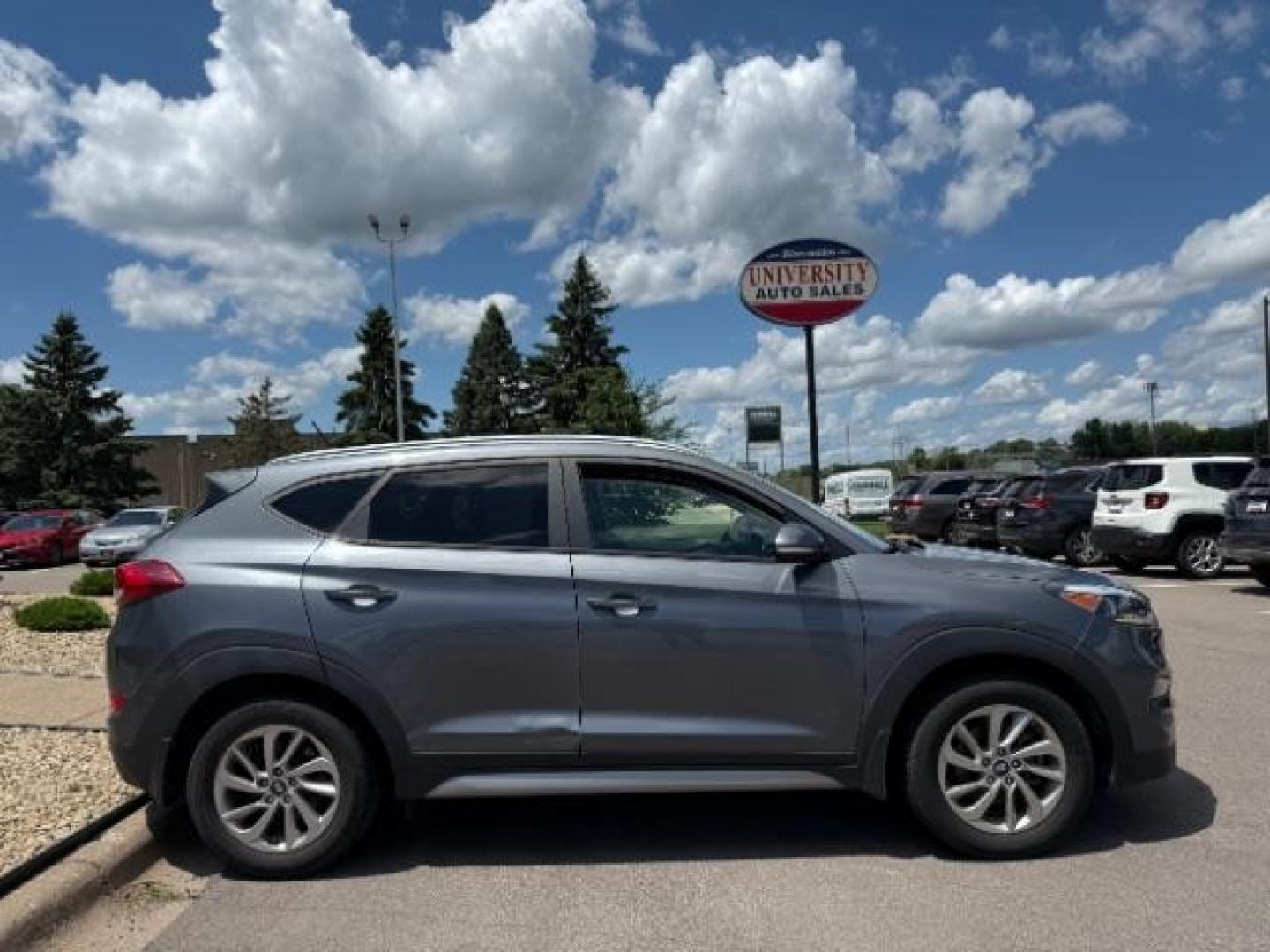 2017 Coliseum Grey Hyundai Tucson Eco AWD (KM8J3CA26HU) with an 1.6L L4 DOHC 16V engine, 7-Speed Automatic transmission, located at 3301 W Hwy 13, Burnsville, MN, 55337, (952) 460-3200, 44.775333, -93.320808 - Photo#1