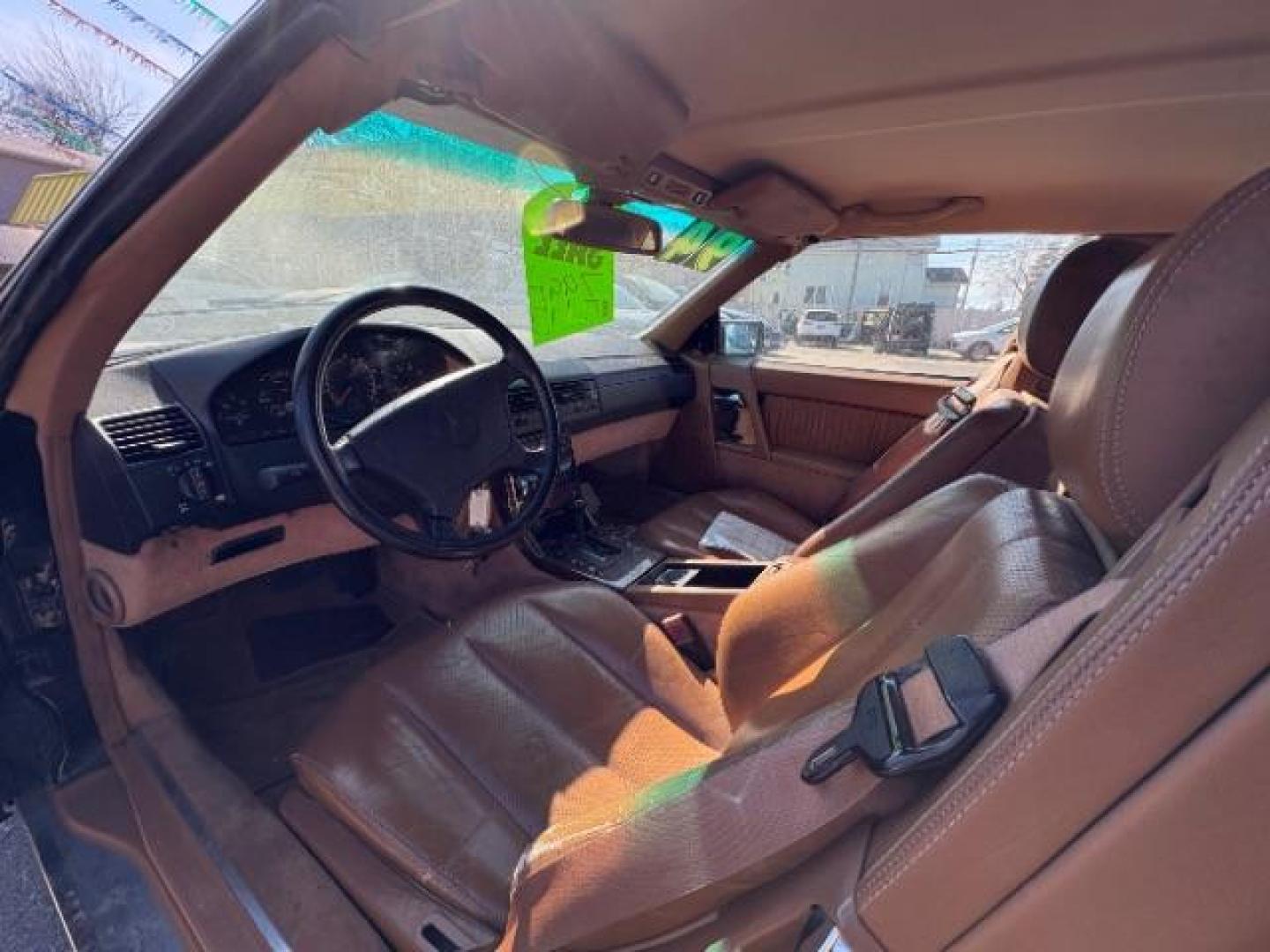 1994 BLACK Mercedes-Benz SL-Class SL500 Roadster (WDBFA67E1RF) with an 5.0L V8 DOHC 32V engine, 4-Speed Automatic transmission, located at 745 S Robert St, St. Paul, MN, 55107, (651) 222-2991, 44.923389, -93.081215 - Photo#7