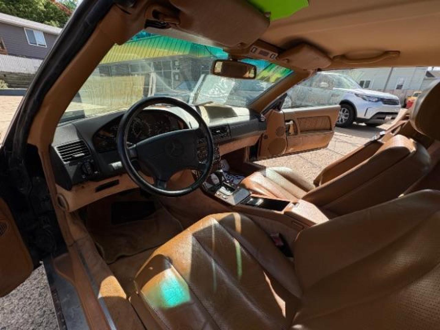1994 BLACK Mercedes-Benz SL-Class SL500 Roadster (WDBFA67E1RF) with an 5.0L V8 DOHC 32V engine, 4-Speed Automatic transmission, located at 745 S Robert St, St. Paul, MN, 55107, (651) 222-2991, 44.923389, -93.081215- Photo#11
