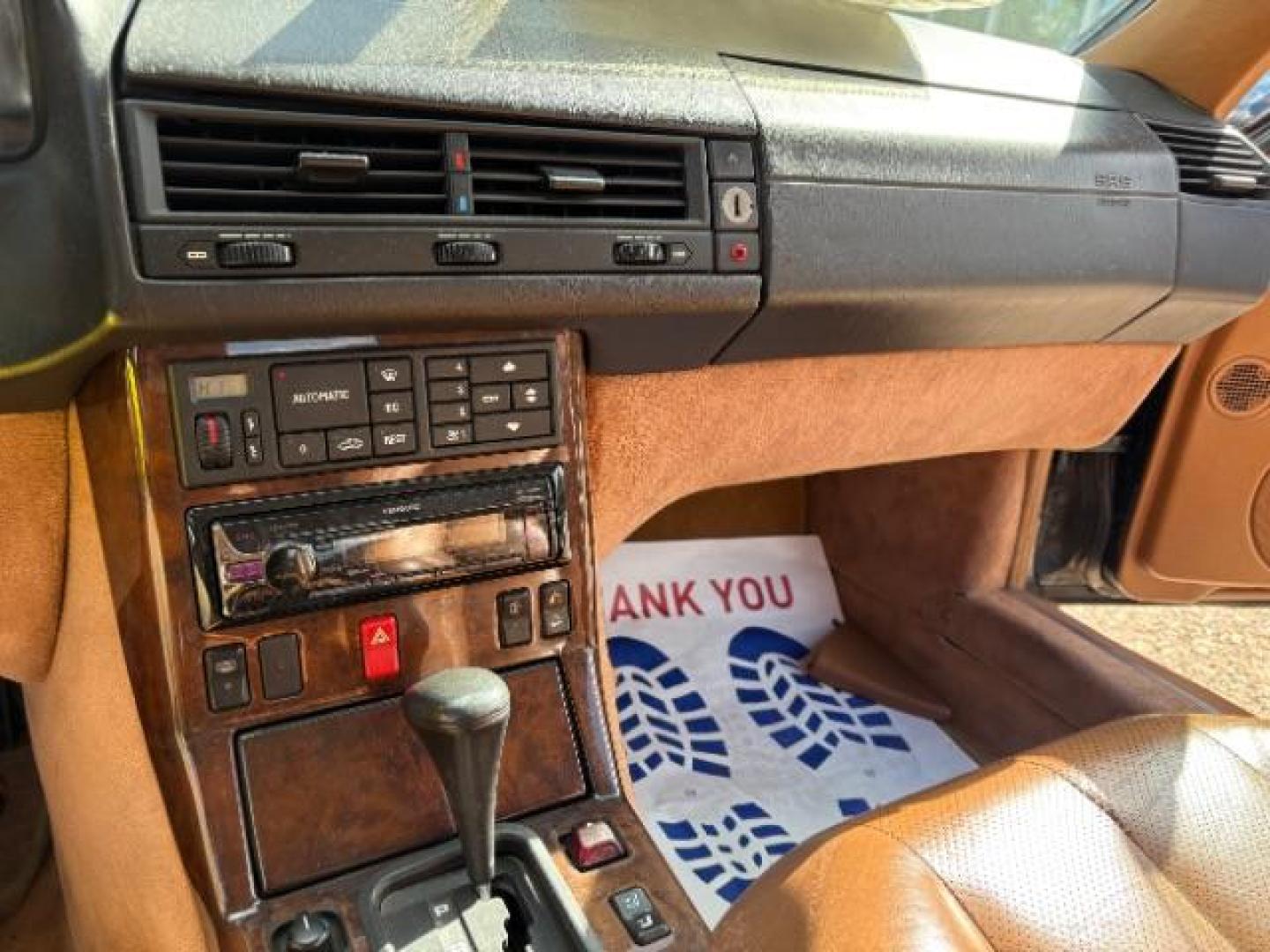 1994 BLACK Mercedes-Benz SL-Class SL500 Roadster (WDBFA67E1RF) with an 5.0L V8 DOHC 32V engine, 4-Speed Automatic transmission, located at 745 S Robert St, St. Paul, MN, 55107, (651) 222-2991, 44.923389, -93.081215- Photo#13