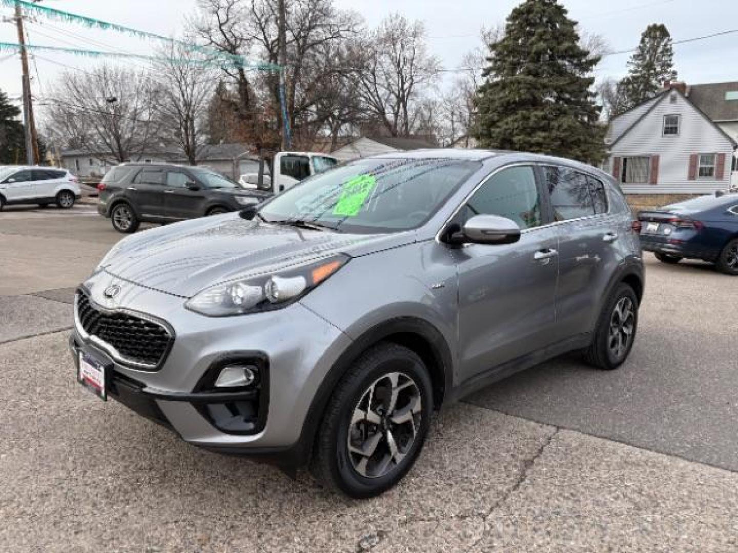 2020 Steel Gray Kia Sportage LX (KNDPMCAC1L7) with an Theta II 2.4L I-4 gasoline direct injection engine, located at 745 S Robert St, St. Paul, MN, 55107, (651) 222-2991, 44.923389, -93.081215 - Photo#2