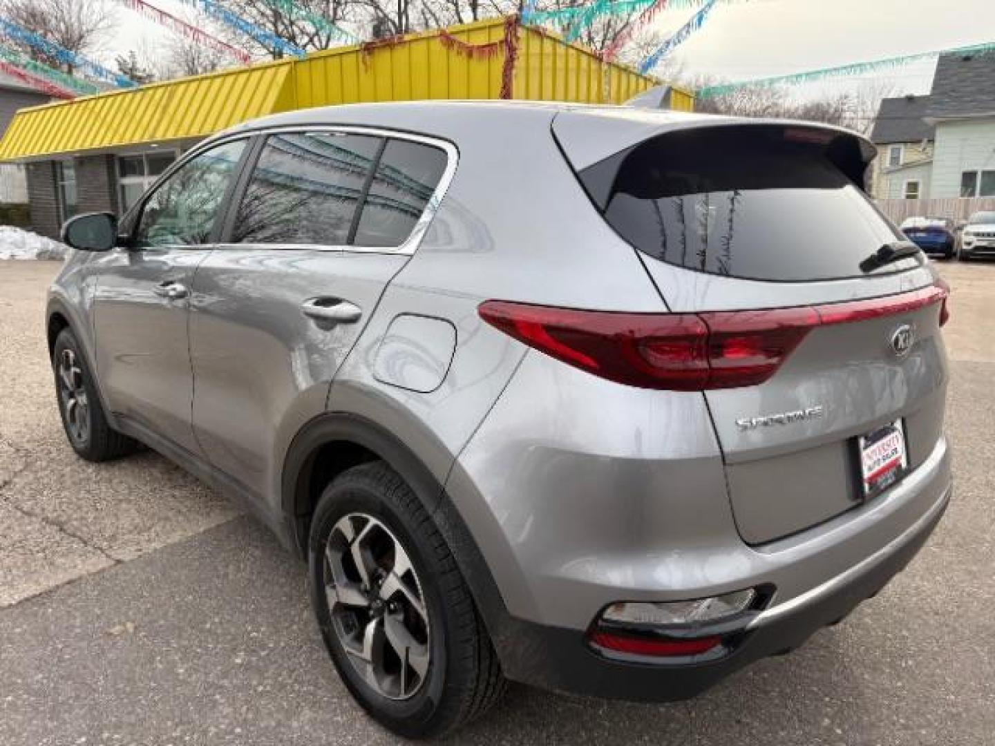 2020 Steel Gray Kia Sportage LX (KNDPMCAC1L7) with an Theta II 2.4L I-4 gasoline direct injection engine, located at 745 S Robert St, St. Paul, MN, 55107, (651) 222-2991, 44.923389, -93.081215 - Photo#3