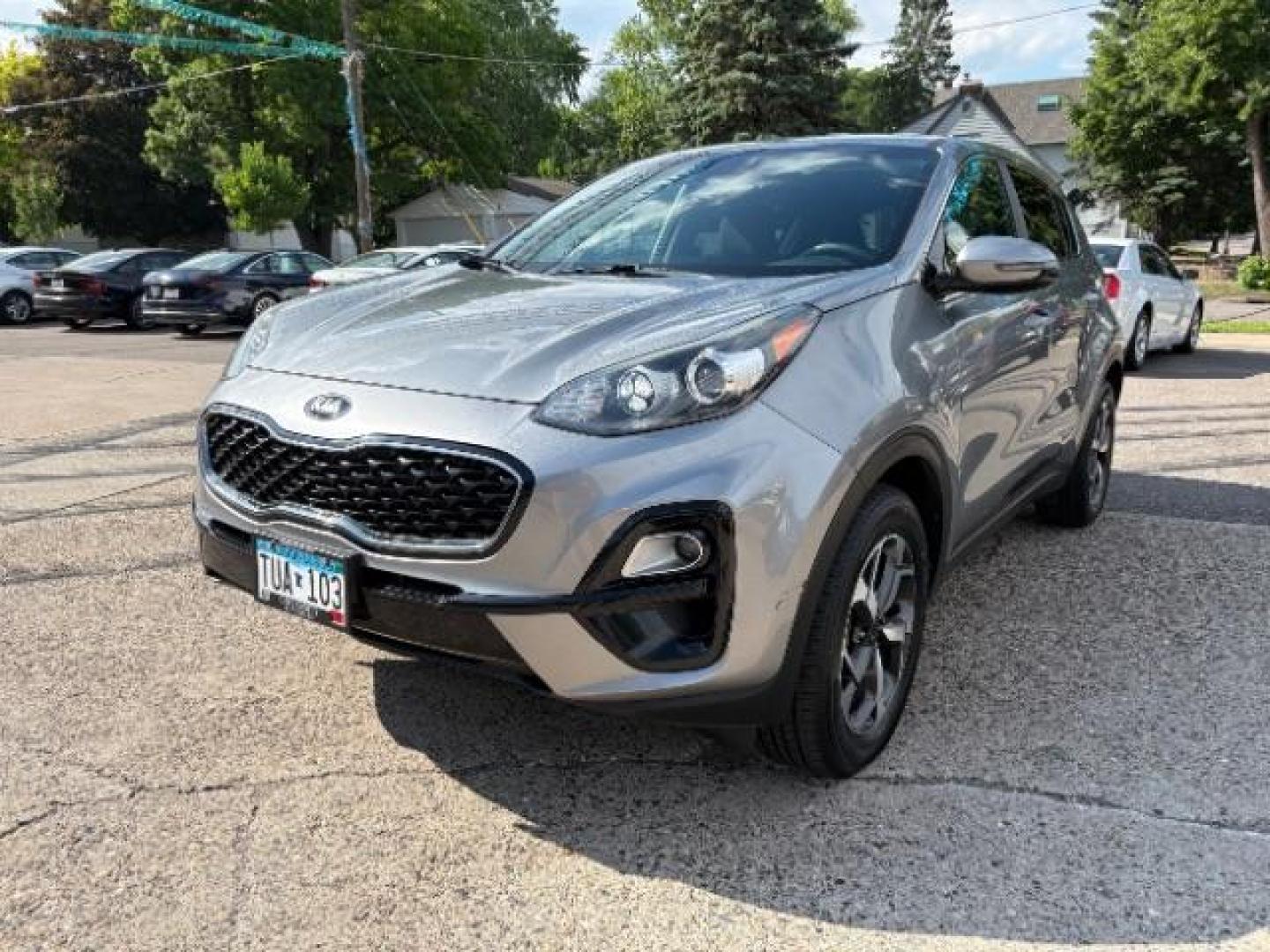 2020 Steel Gray /Black Kia Sportage LX (KNDPMCAC1L7) with an Theta II 2.4L I-4 gasoline direct injection engine, located at 745 S Robert St, St. Paul, MN, 55107, (651) 222-2991, 44.923389, -93.081215 - Photo#2