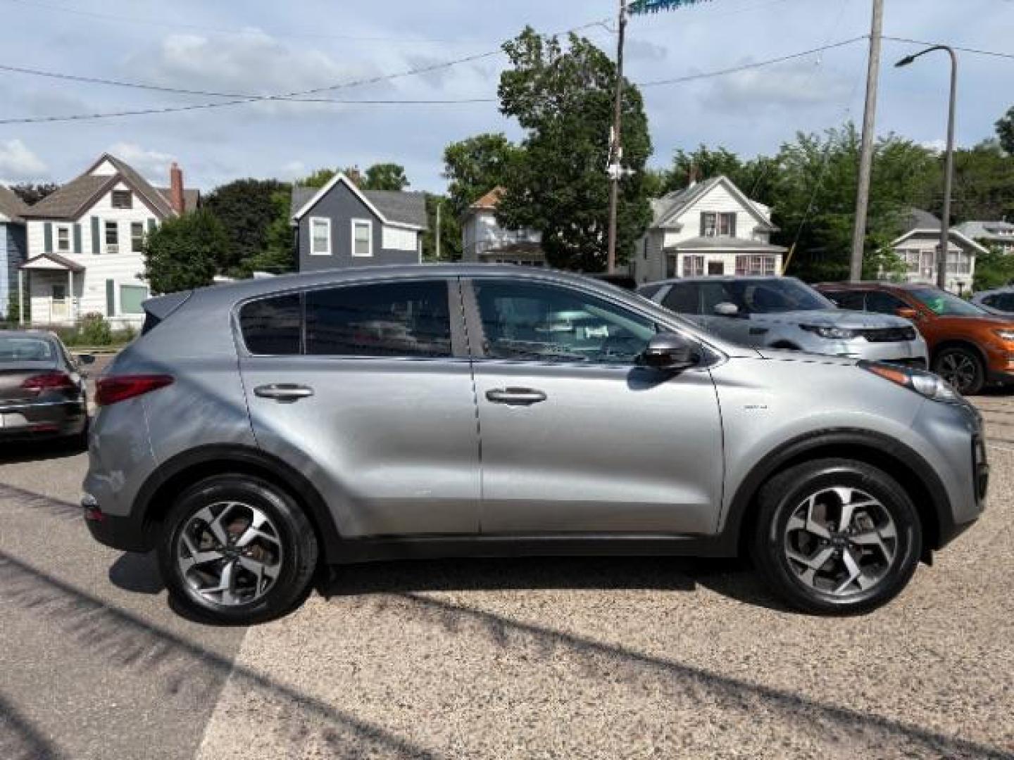 2020 Steel Gray /Black Kia Sportage LX (KNDPMCAC1L7) with an Theta II 2.4L I-4 gasoline direct injection engine, located at 745 S Robert St, St. Paul, MN, 55107, (651) 222-2991, 44.923389, -93.081215 - Photo#9