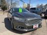 2016 Guard Metallic Ford Fusion Titanium (3FA6P0K95GR) with an 2.0L L4 DOHC 16V engine, 6-Speed Automatic transmission, located at 745 S Robert St, St. Paul, MN, 55107, (651) 222-2991, 44.923389, -93.081215 - Photo#1