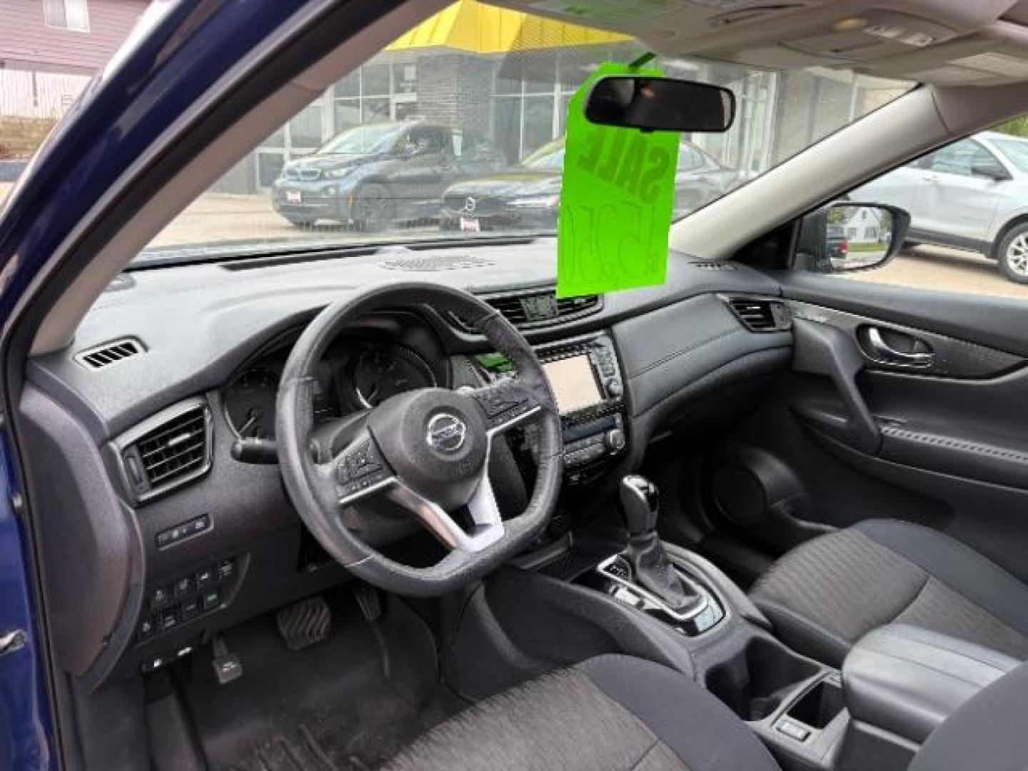 2017 Caspian Blue Nissan Rogue SV (5N1AT2MV3HC) with an 2.5L I-4 DOHC engine, located at 745 S Robert St, St. Paul, MN, 55107, (651) 222-2991, 44.923389, -93.081215 - Photo#14