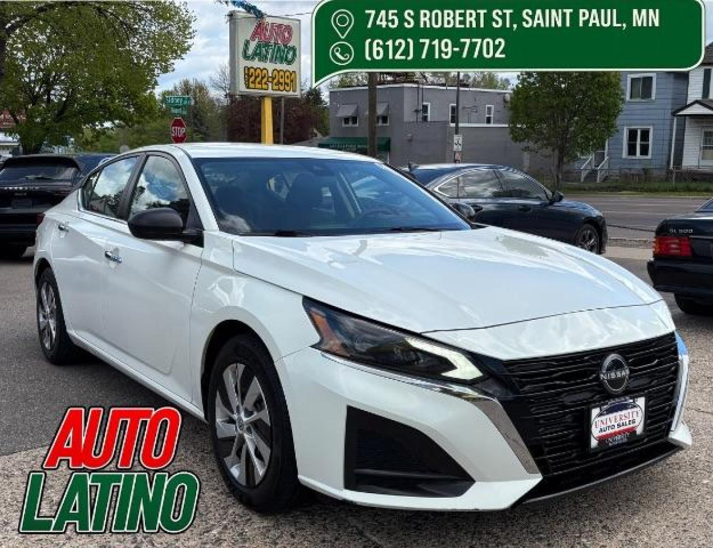 2024 Glacier White Nissan Altima S FWD (1N4BL4BV8RN) with an 2.5L I-4 gasoline direct injection engine, located at 745 S Robert St, St. Paul, MN, 55107, (651) 222-2991, 44.923389, -93.081215 - Photo#0