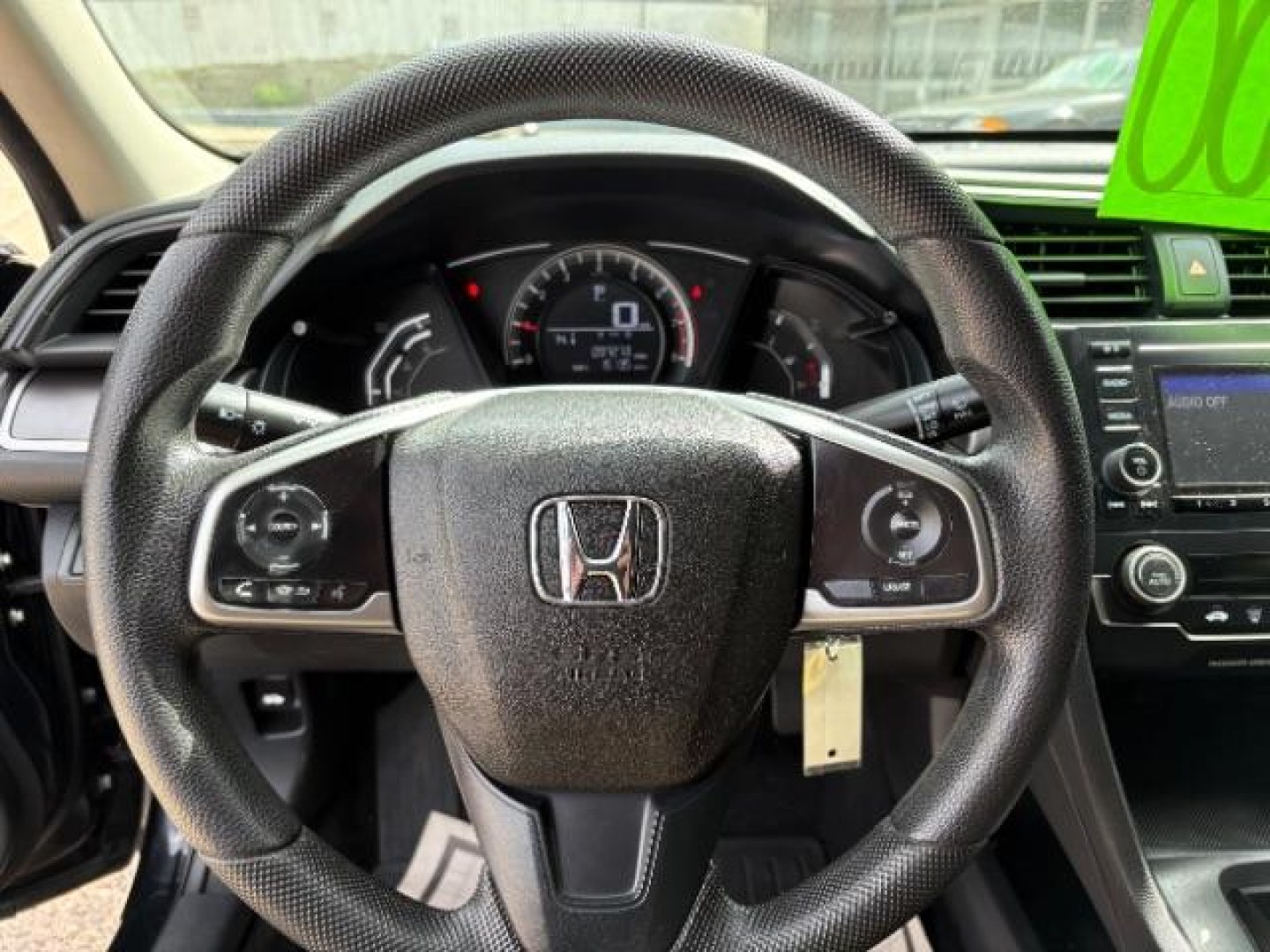2018 Crystal Black Pearl Honda Civic LX (19XFC2F54JE) with an 2L I-4 DOHC engine, located at 745 S Robert St, St. Paul, MN, 55107, (651) 222-2991, 44.923389, -93.081215- Photo#8