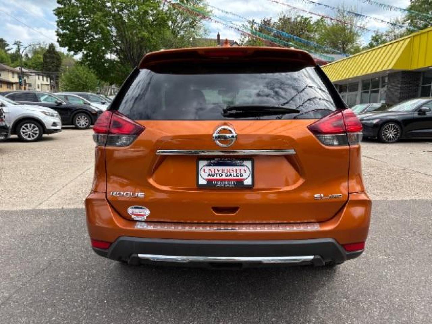 2017 Monarch Orange Nissan Rogue SL AWD (5N1AT2MVXHC) with an 2.5L L4 DOHC 16V engine, Continuously Variable Transmission transmission, located at 745 S Robert St, St. Paul, MN, 55107, (651) 222-2991, 44.923389, -93.081215 - Photo#5