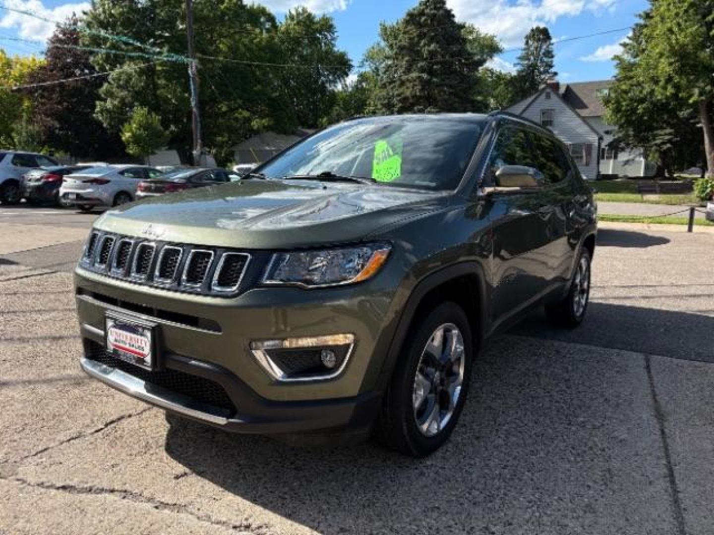 2020 Olive Green Pearlcoat Jeep Compass Limited 4x4 (3C4NJDCB9LT) with an 2.4L I-4 variable valve control engine, located at 745 S Robert St, St. Paul, MN, 55107, (651) 222-2991, 44.923389, -93.081215- Photo#2