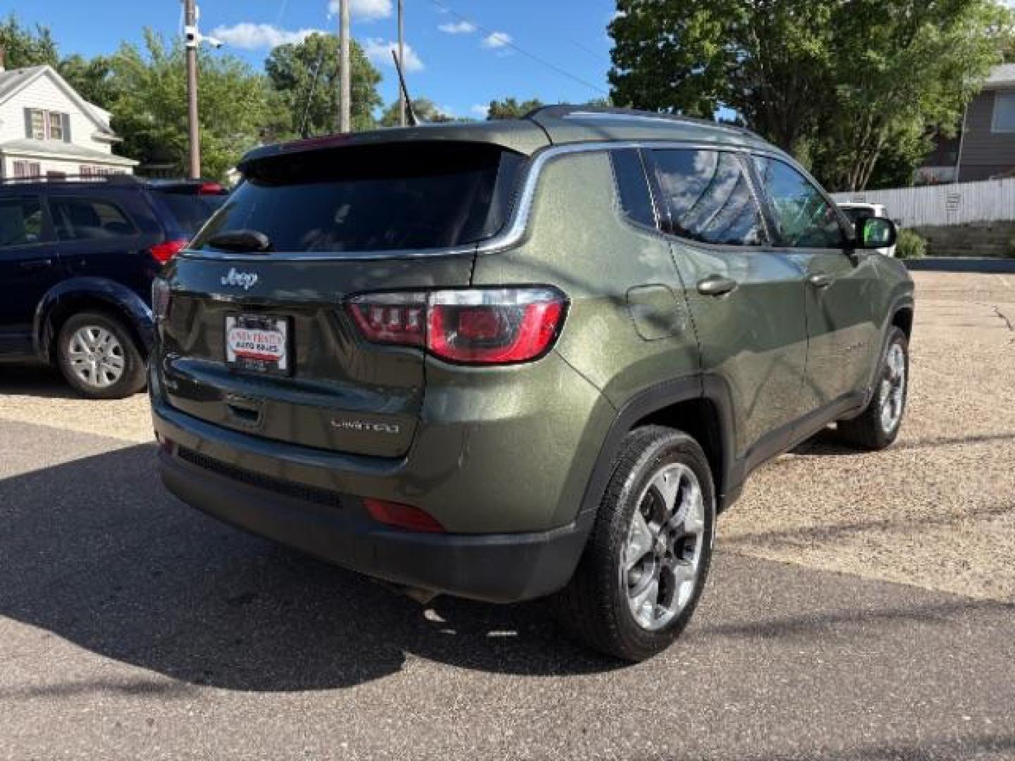 2020 Olive Green Pearlcoat Jeep Compass Limited 4x4 (3C4NJDCB9LT) with an 2.4L I-4 variable valve control engine, located at 745 S Robert St, St. Paul, MN, 55107, (651) 222-2991, 44.923389, -93.081215- Photo#6