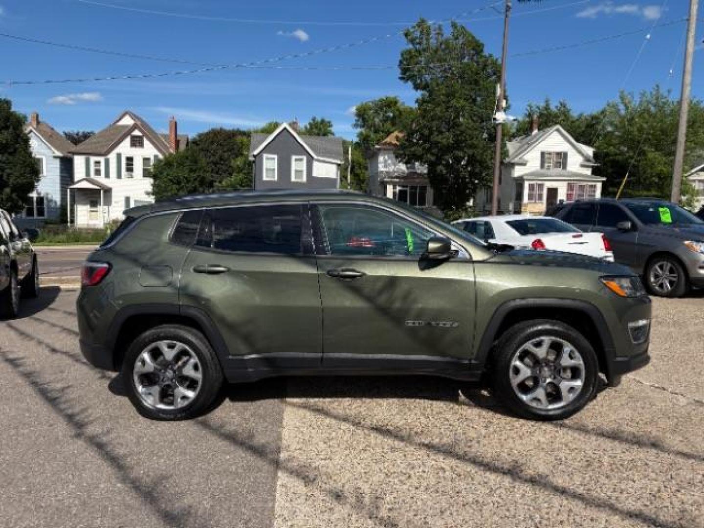 2020 Olive Green Pearlcoat Jeep Compass Limited 4x4 (3C4NJDCB9LT) with an 2.4L I-4 variable valve control engine, located at 745 S Robert St, St. Paul, MN, 55107, (651) 222-2991, 44.923389, -93.081215- Photo#7