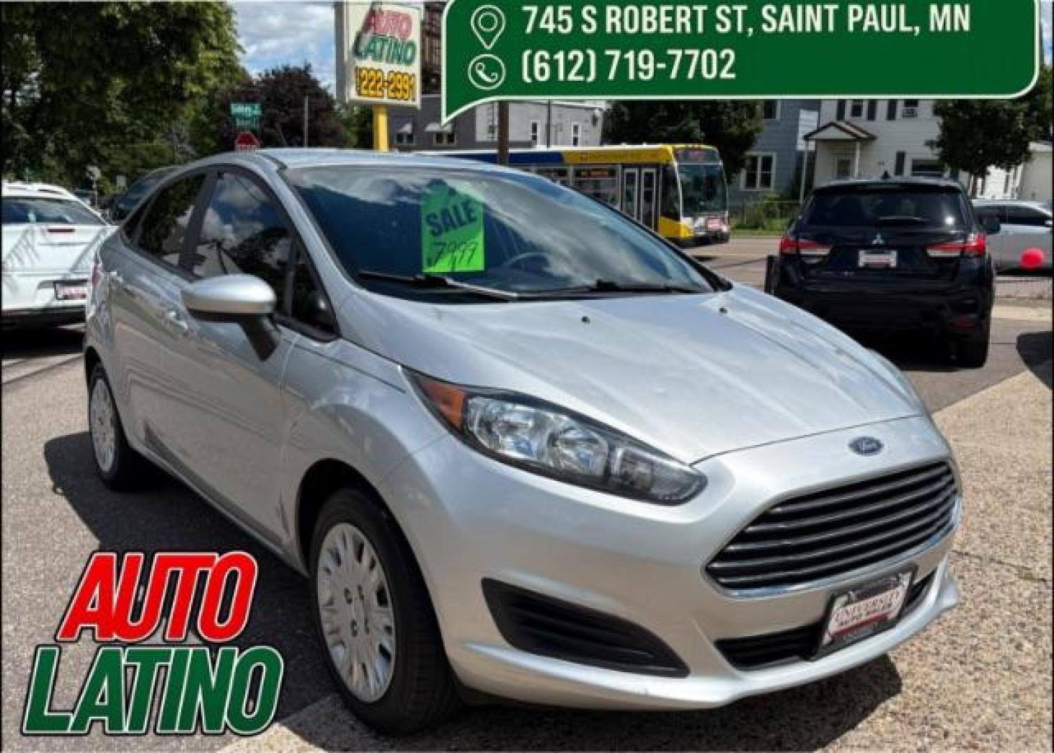 2016 Ingot Silver Metallic Ford Fiesta S (3FADP4AJXGM) with an 1.6L I-4 DOHC engine, located at 745 S Robert St, St. Paul, MN, 55107, (651) 222-2991, 44.923389, -93.081215- Photo#0