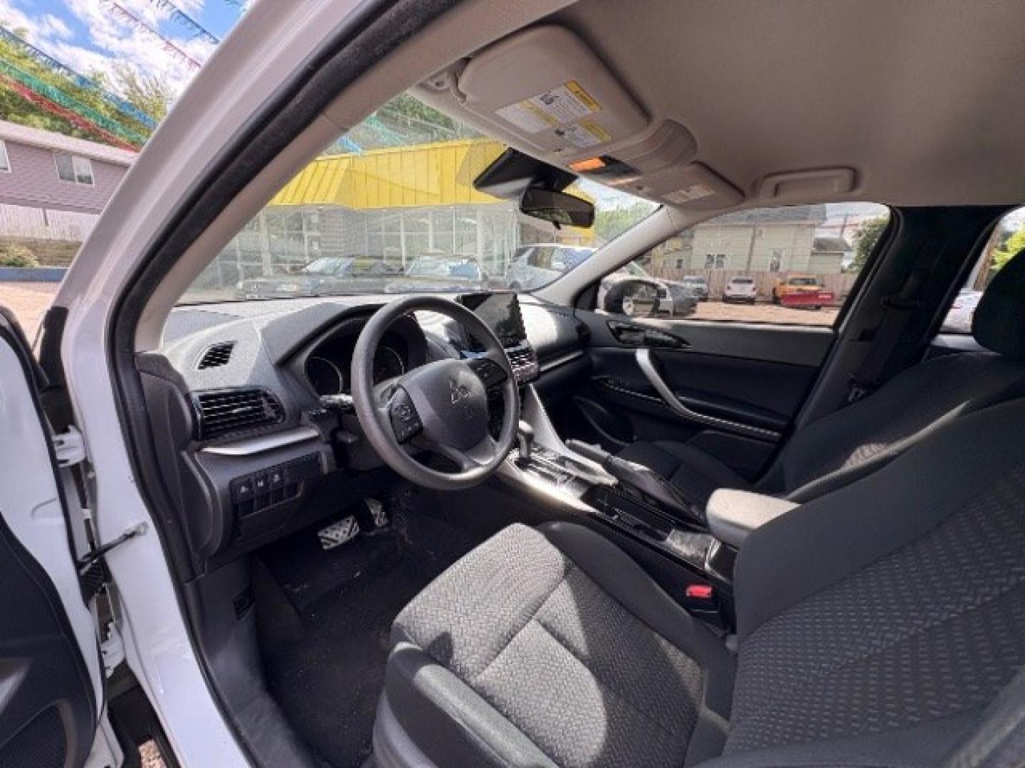 2022 White Diamond Mitsubishi Eclipse Cross LE S-AWC (JA4ATVAAXNZ) with an 1.5L I-4 gasoline direct injection engine, located at 745 S Robert St, St. Paul, MN, 55107, (651) 222-2991, 44.923389, -93.081215- Photo#14