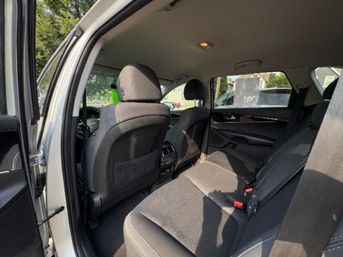 2019 Snow White Pearl Kia Sorento 2.4L LX (5XYPGDA38KG) with an 2.4L I-4 gasoline direct injection engine, located at 745 S Robert St, St. Paul, MN, 55107, (651) 222-2991, 44.923389, -93.081215- Photo#15