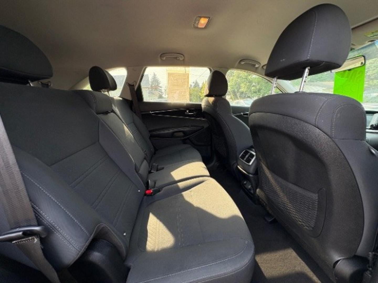 2019 Snow White Pearl Kia Sorento 2.4L LX (5XYPGDA38KG) with an 2.4L I-4 gasoline direct injection engine, located at 745 S Robert St, St. Paul, MN, 55107, (651) 222-2991, 44.923389, -93.081215- Photo#21