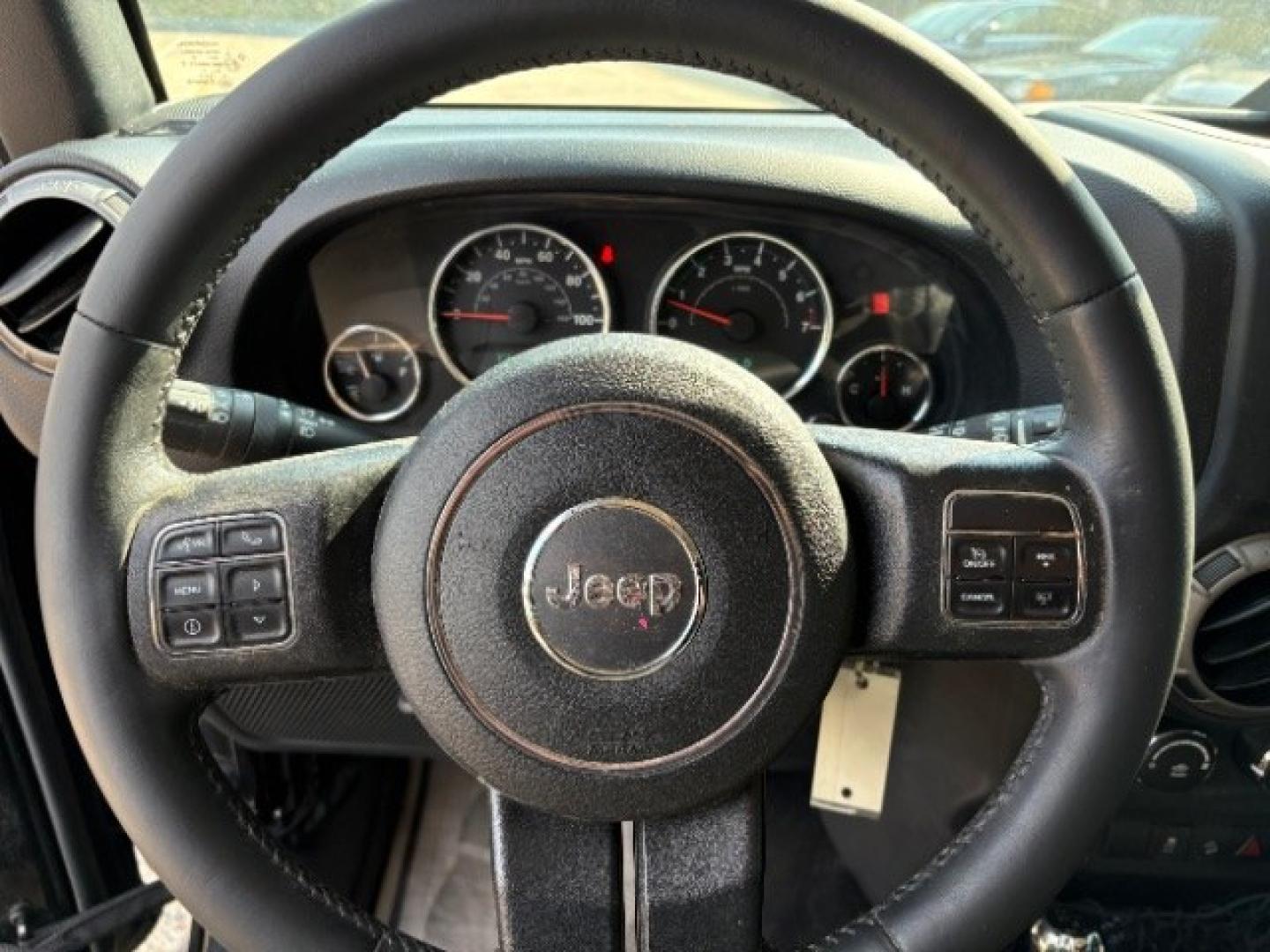 2017 Black Clearcoat Jeep Wrangler Unlimited Sport (1C4BJWDG5HL) with an Pentastar 3.6L V-6 DOHC engine, located at 745 S Robert St, St. Paul, MN, 55107, (651) 222-2991, 44.923389, -93.081215- Photo#11