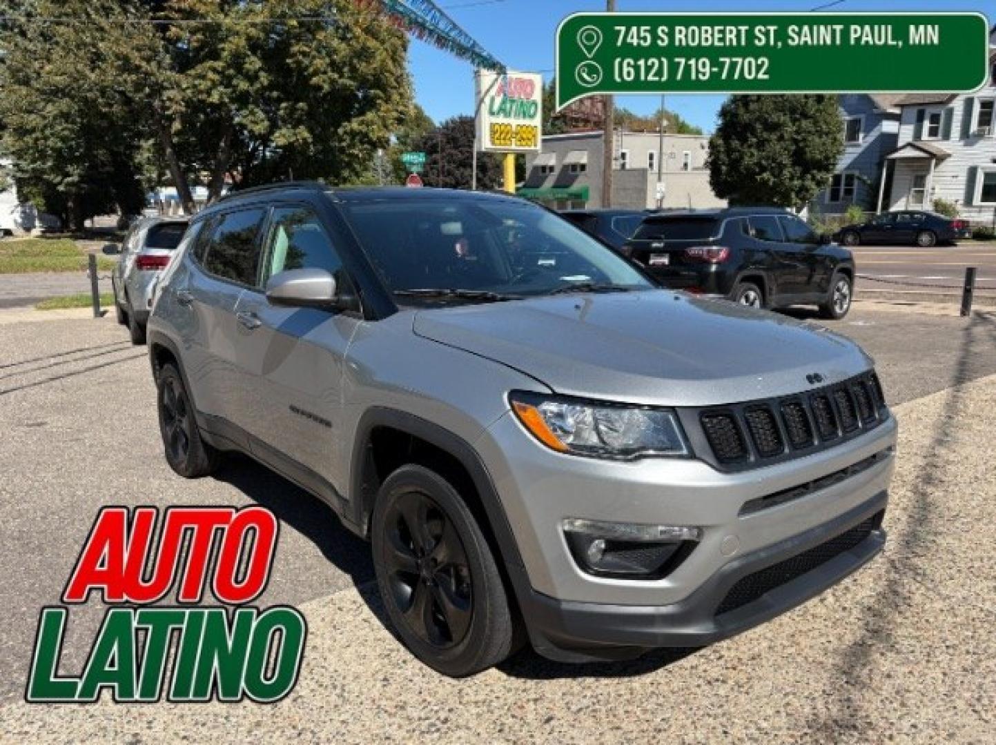 2020 Billet Silver Metallic Clearcoat Jeep Compass Altitude 4x4 (3C4NJDBB7LT) with an Tigershark MultiAir 2.4L I-4 variable valve contro engine, located at 745 S Robert St, St. Paul, MN, 55107, (651) 222-2991, 44.923389, -93.081215- Photo#0