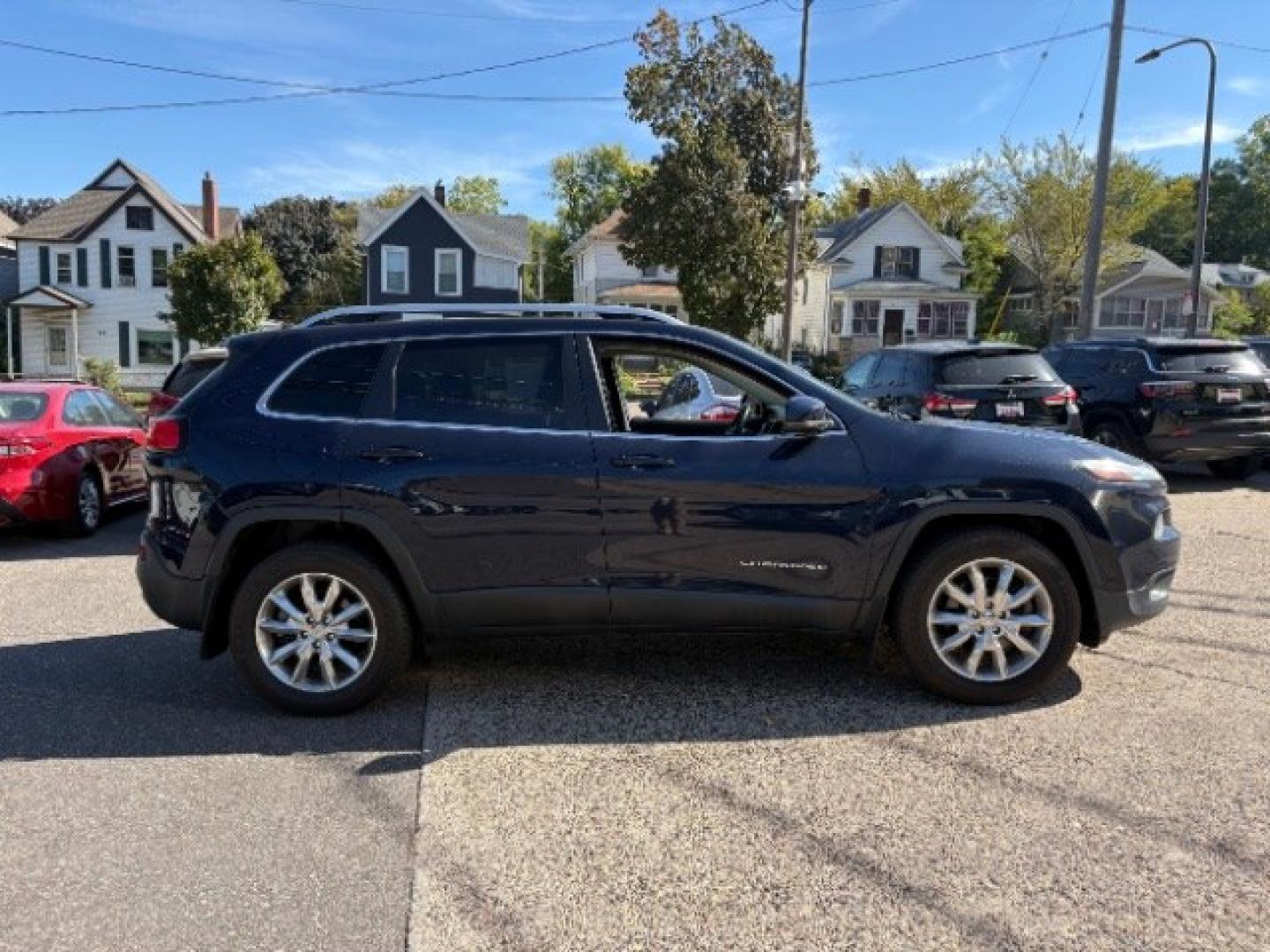 2016 True Blue Pearl Jeep Cherokee Limited (1C4PJMDSXGW) , located at 745 S Robert St, St. Paul, MN, 55107, (651) 222-2991, 44.923389, -93.081215- Photo#7