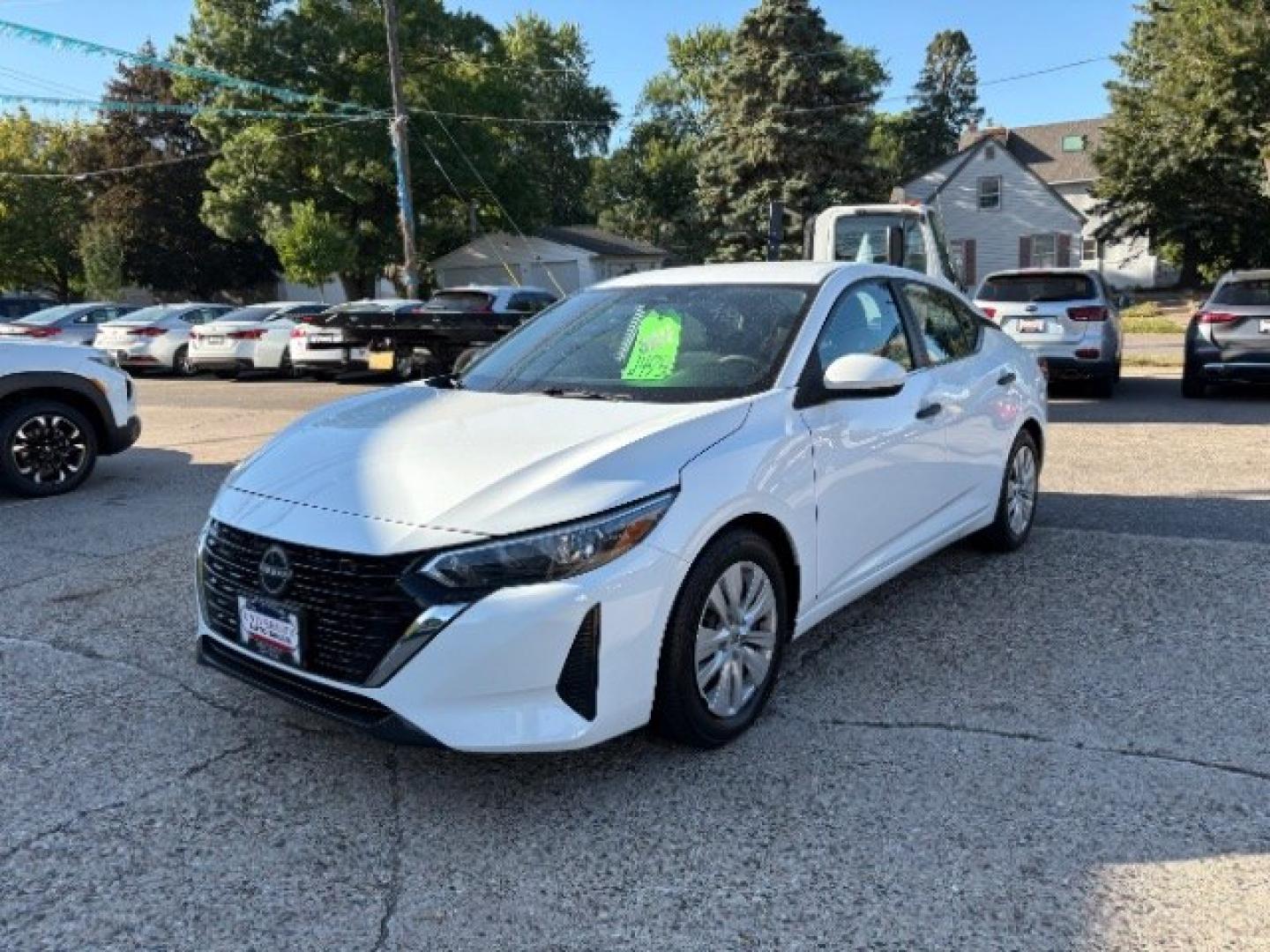 2024 Fresh Powder Nissan Sentra S Xtronic CVT (3N1AB8BV1RY) with an 2L I-4 direct injection engine, located at 745 S Robert St, St. Paul, MN, 55107, (651) 222-2991, 44.923389, -93.081215- Photo#2