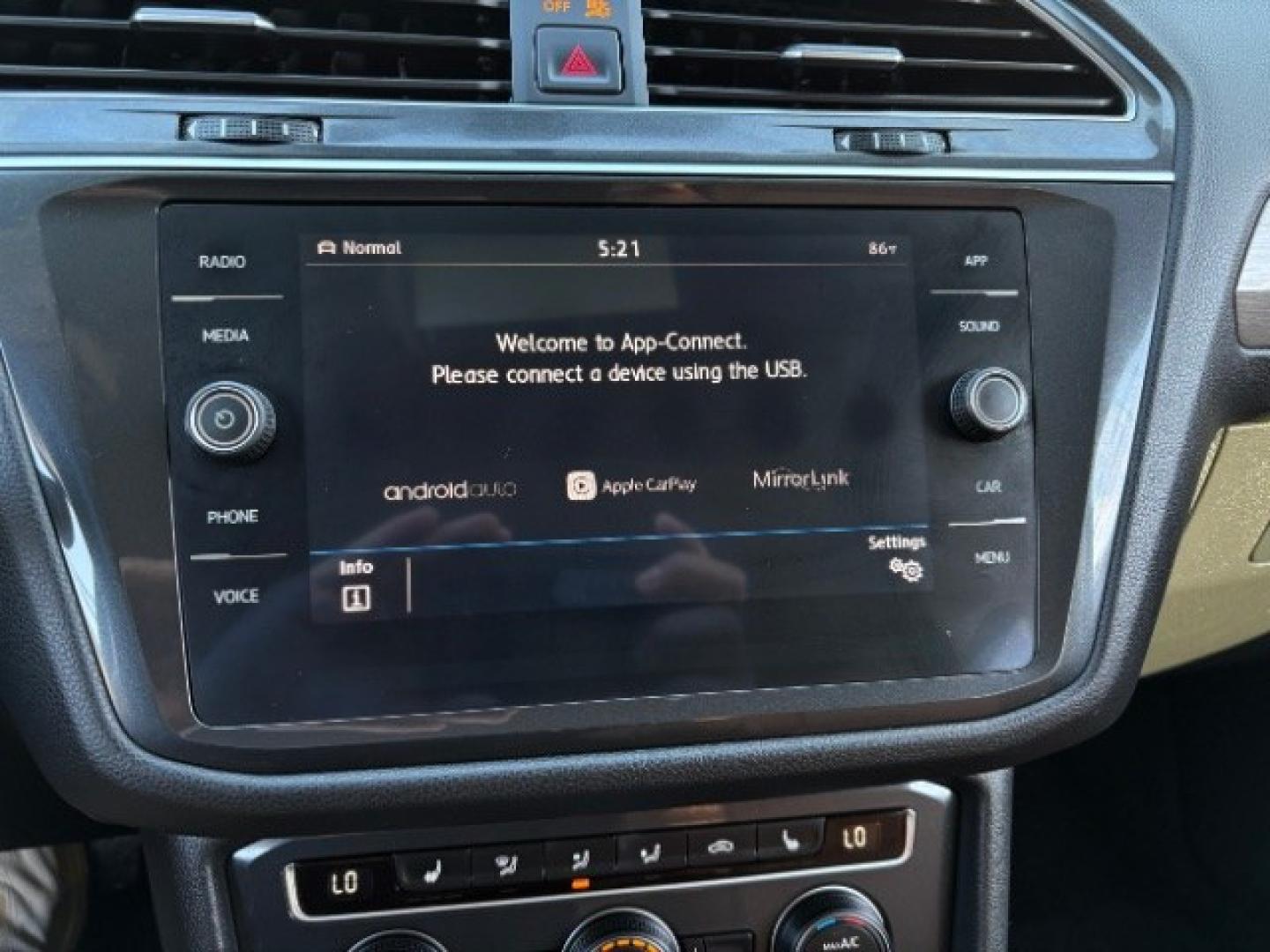 2019 Deep Black Pearl Volkswagen Tiguan 2.0T SE | 2.0T SEL | 2.0T SEL R-Line | 2.0T SEL R-Line Black (3VV2B7AXXKM) with an 2L I-4 direct injection engine, located at 745 S Robert St, St. Paul, MN, 55107, (651) 222-2991, 44.923389, -93.081215- Photo#16