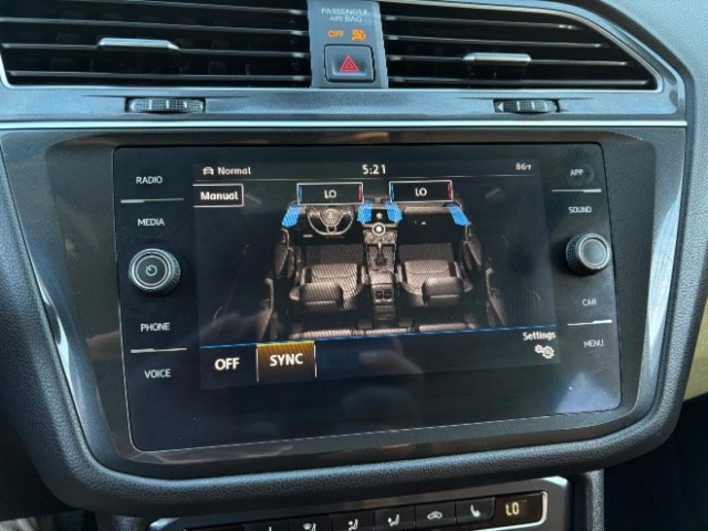 2019 Deep Black Pearl Volkswagen Tiguan 2.0T SE | 2.0T SEL | 2.0T SEL R-Line | 2.0T SEL R-Line Black (3VV2B7AXXKM) with an 2L I-4 direct injection engine, located at 745 S Robert St, St. Paul, MN, 55107, (651) 222-2991, 44.923389, -93.081215- Photo#17