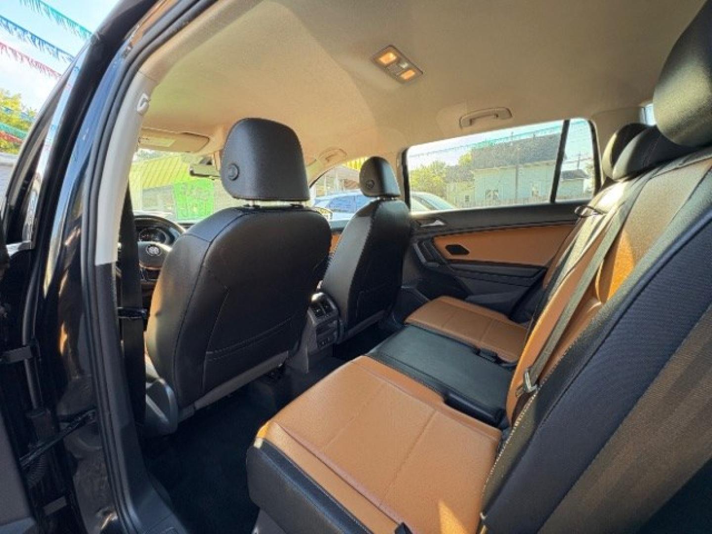2019 Deep Black Pearl Volkswagen Tiguan 2.0T SE | 2.0T SEL | 2.0T SEL R-Line | 2.0T SEL R-Line Black (3VV2B7AXXKM) with an 2L I-4 direct injection engine, located at 745 S Robert St, St. Paul, MN, 55107, (651) 222-2991, 44.923389, -93.081215- Photo#21