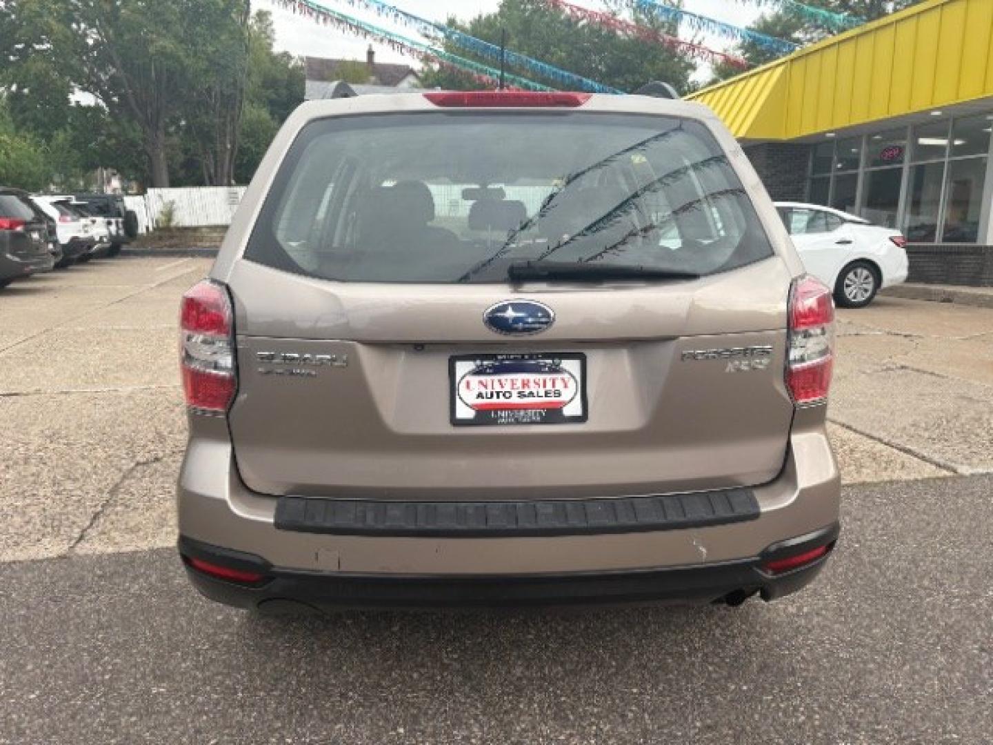 2015 Burnished Bronze Metallic Subaru Forester 2.5i (JF2SJABC0FH) with an 2.5L H-4 DOHC engine, located at 745 S Robert St, St. Paul, MN, 55107, (651) 222-2991, 44.923389, -93.081215- Photo#5