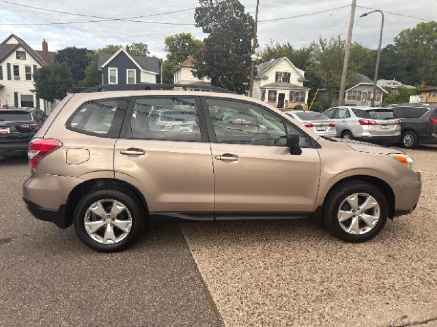 2015 Burnished Bronze Metallic Subaru Forester 2.5i (JF2SJABC0FH) with an 2.5L H-4 DOHC engine, located at 745 S Robert St, St. Paul, MN, 55107, (651) 222-2991, 44.923389, -93.081215- Photo#7