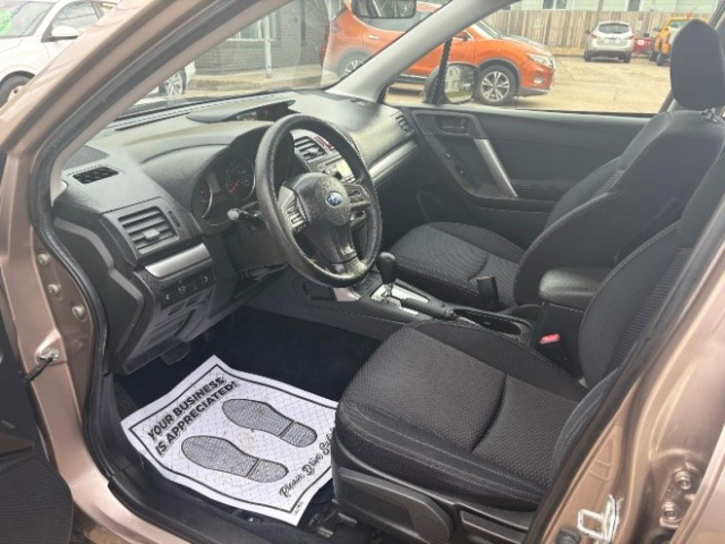 2015 Burnished Bronze Metallic Subaru Forester 2.5i (JF2SJABC0FH) with an 2.5L H-4 DOHC engine, located at 745 S Robert St, St. Paul, MN, 55107, (651) 222-2991, 44.923389, -93.081215- Photo#9