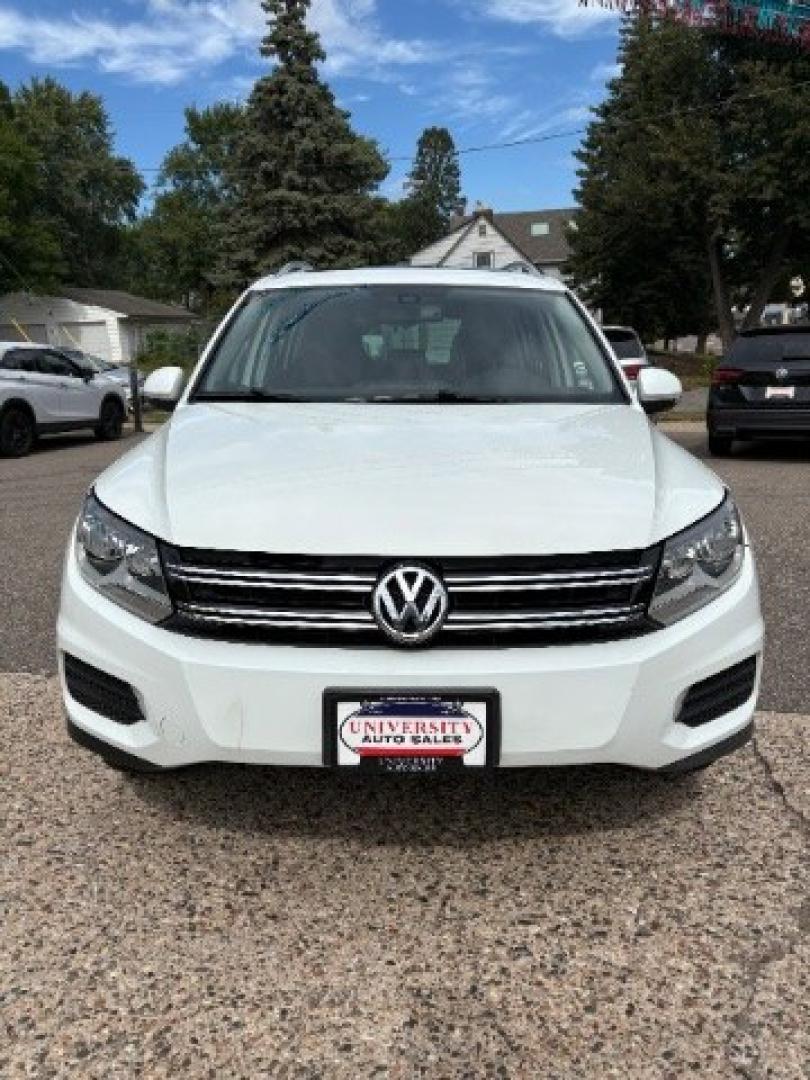 2017 Pure White Volkswagen Tiguan 2.0T Wolfsburg Edition (WVGSV7AX5HK) with an 2L I-4 direct injection engine, located at 745 S Robert St, St. Paul, MN, 55107, (651) 222-2991, 44.923389, -93.081215- Photo#1